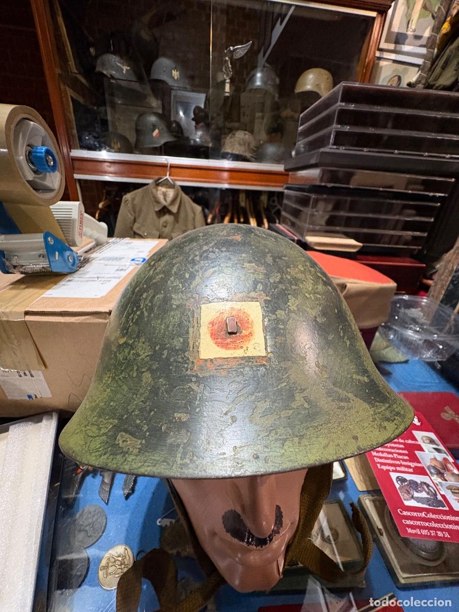 Militaria: Casco ej&eacute;rcito japon&eacute;s modelo 98 .original