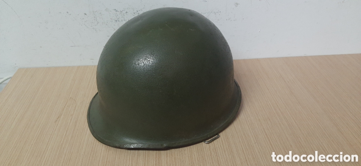 Militaria: casco americano modelo m1 travilla trasera ,2&ordf;guerra mundial - Corea