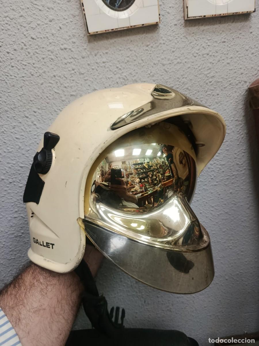Militaria: Casco de bomberos Gallet. Francia. A&ntilde;os 90
