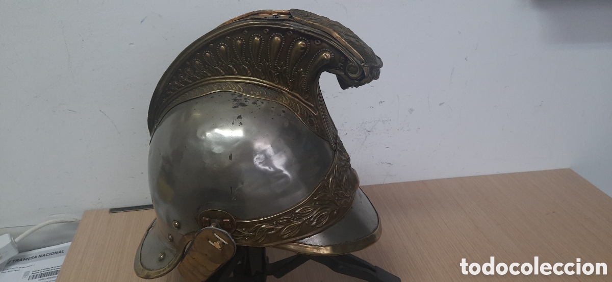 Militaria: Casco francia de los carroceros 1872- 1900