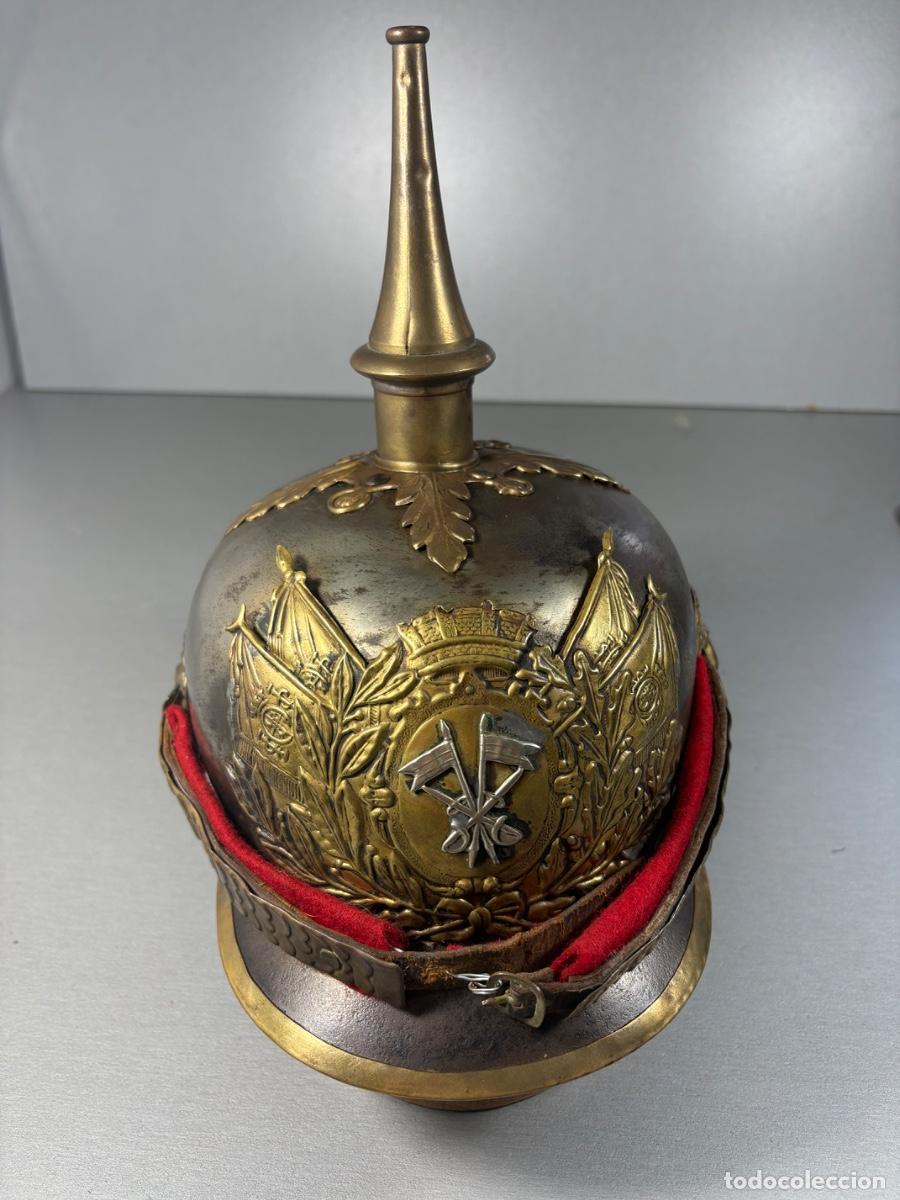 Militaria: Casco de caballer&iacute;a republica modelo de tropa