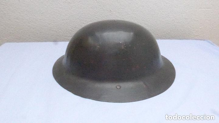 Militaria: Antiguo casco portugues, rara version, guerra civil ? Portugal.