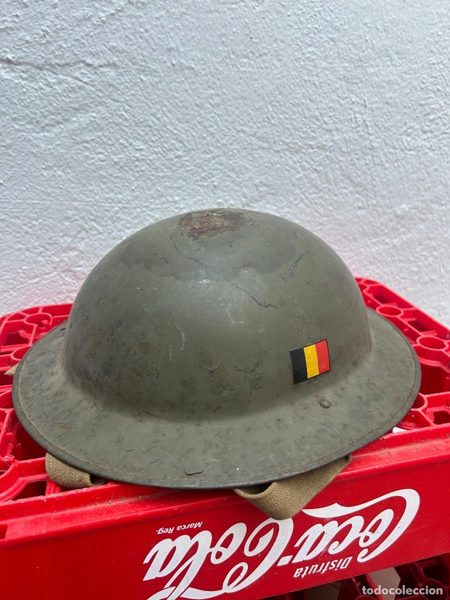 Militaria: Casco ej&eacute;rcito Belga antiguo