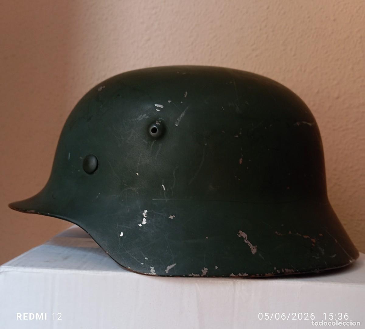 Militaria: Casco alem&aacute;n M40 de acero