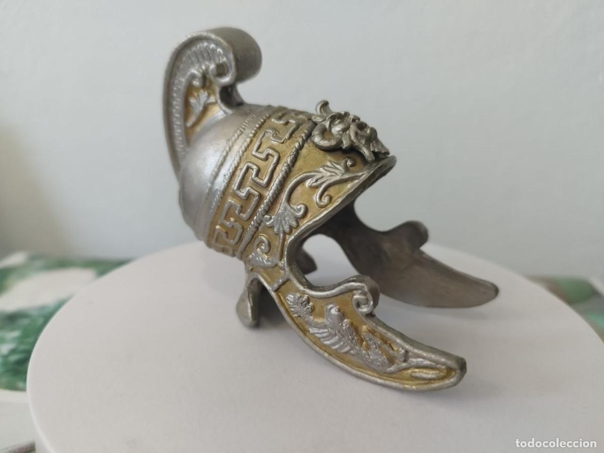 Militaria: Reproducci&oacute;n del Casco de Marco Antonio Miniatura Colecci&oacute;n Salvat Rep&uacute;blica Romana 81-31 a.C.