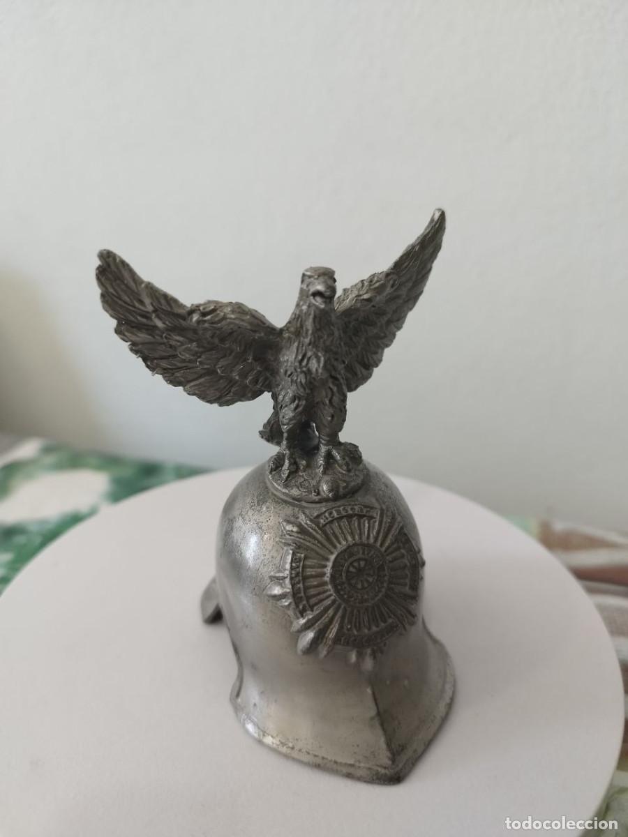 Militaria: Reproducci&oacute;n del Casco de KAISER GUILLERMO II IMPERIO ALEMAN 1859- 1941 Miniatura Colecci&oacute;n Salvat