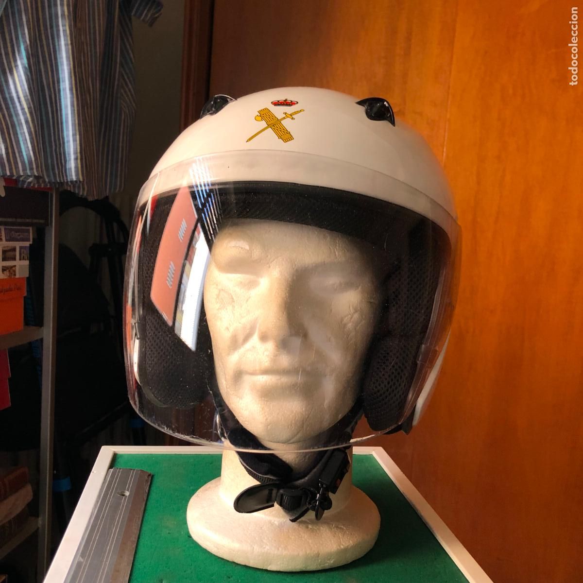 Militaria: GUARDIA CIVIL, CASCO MODELO MOTOS SCOOTER