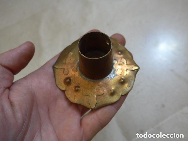 Militaria: Antigua base de casco de pincho de caballeria o gala a identificar.