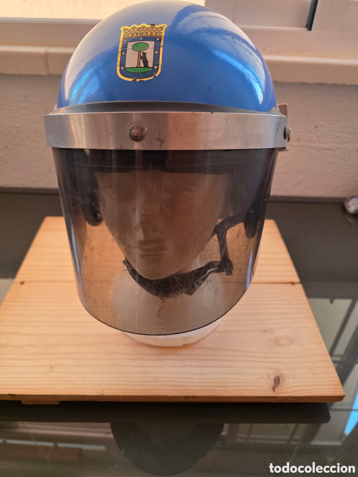 Militaria: Casco Antidisturbios Polic&iacute;a Municipal Madrid