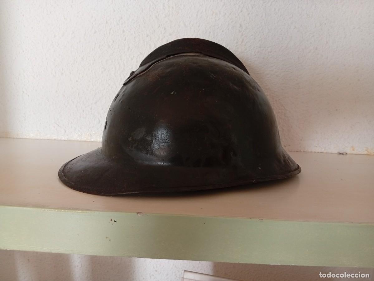 Militaria: Casco guerra civil republica republicano segunda guerra mundial franc&eacute;s Adri&aacute;n