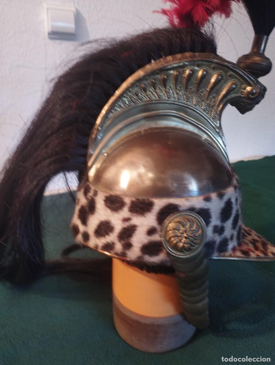 Militaria: CASCO DE OFICIAL DRAGOON DE LA PRIMERA L&Iacute;NEA DEL IMPERIO