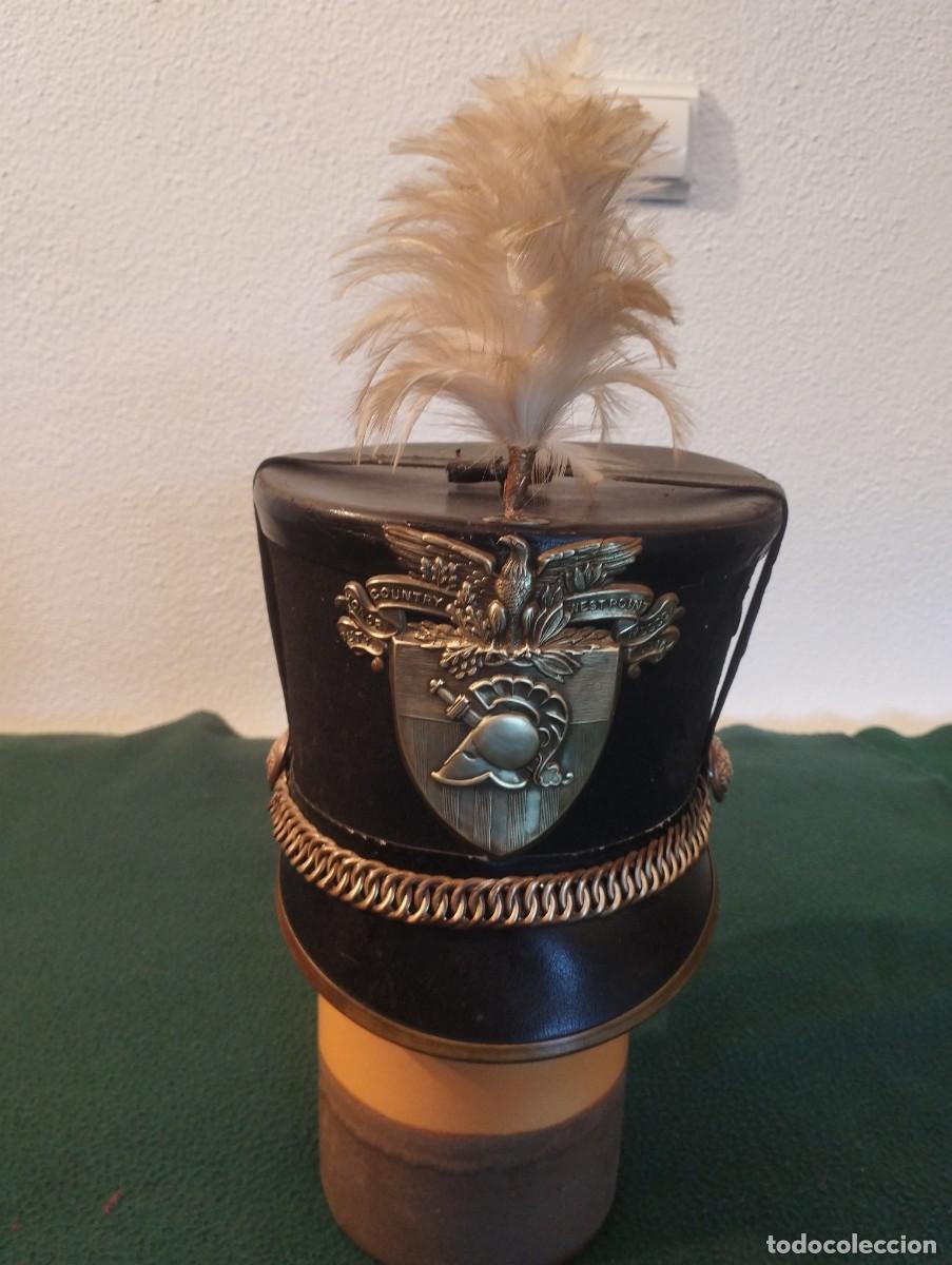Militaria: Shako americano de cadete de West Point a finales del siglo XIX