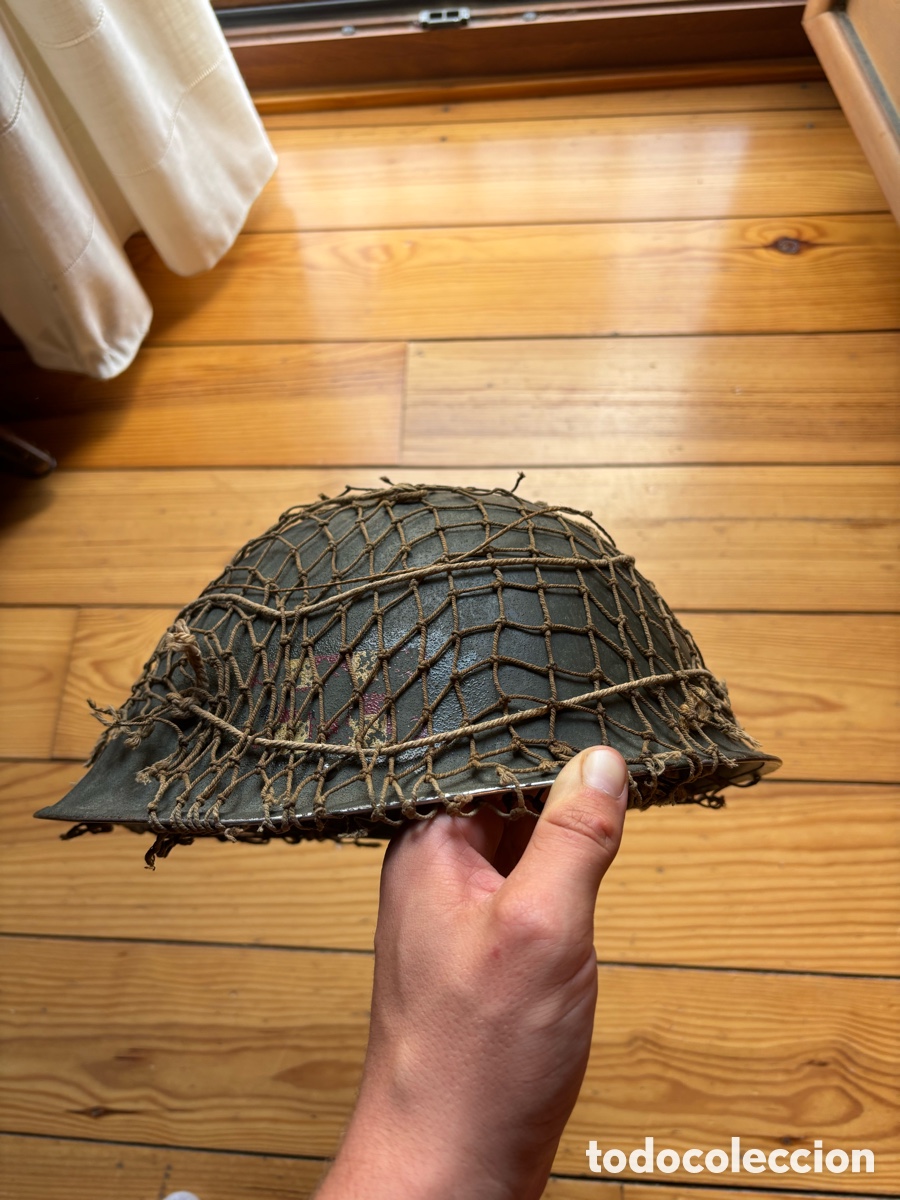 Militaria: Casco Mk4 original de la guerra de corea. Unidad Escocesa