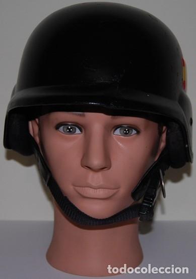 Militaria: CASCO DE FIBRA PARA RECREACIONES O AIRSOFT