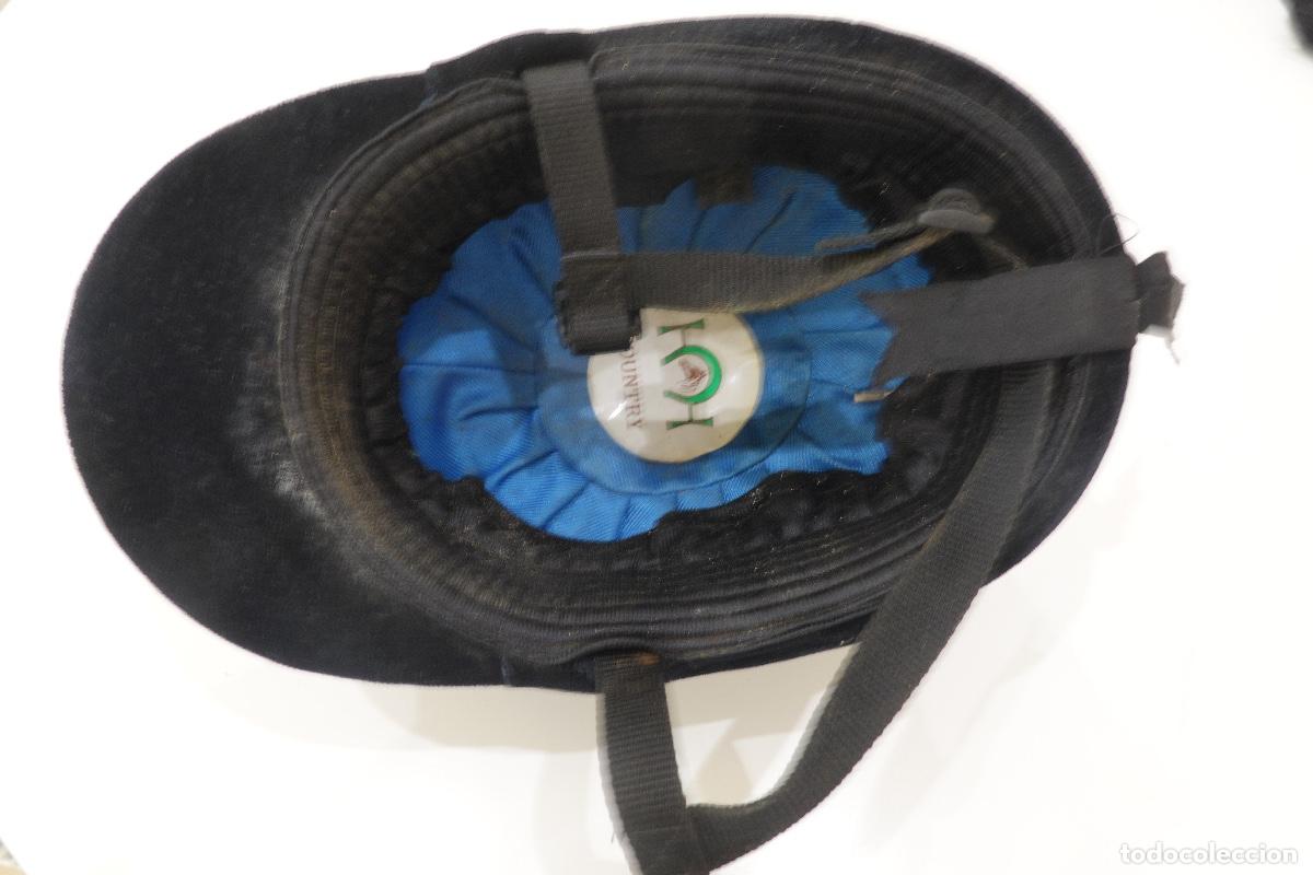 Militaria: casco de montar a caballo - Foto 2