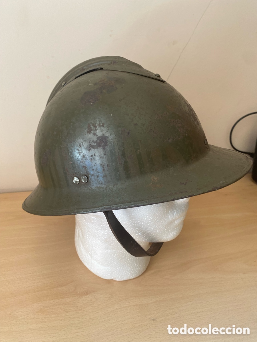 Militaria: Casco Adrian Franc&eacute;s Guerra Civil y Brigadas internacionales