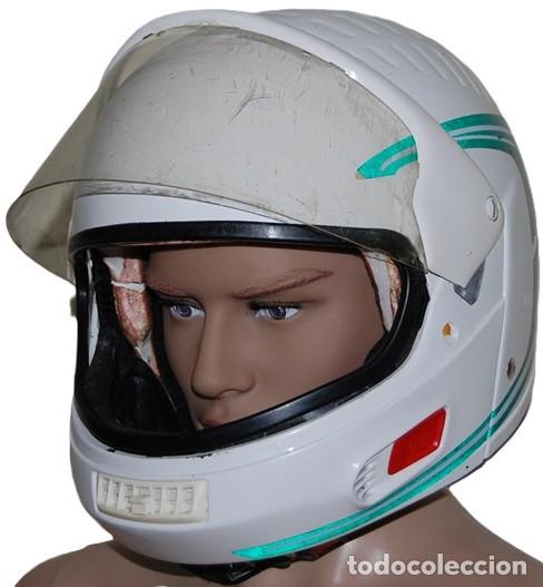Militaria: ANTIGUO CASCO MOTORISTA DE LA GUARDIA CIVIL DE TRAFICO MODELO BMW HELM A&Ntilde;OS 90