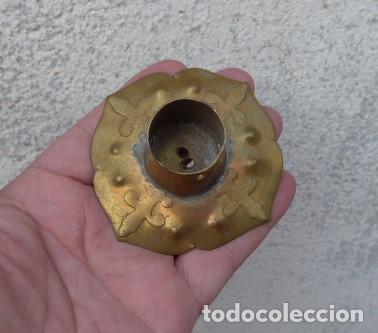 Militaria: ANTIGUA PARTE DE CASCO DE PINCHO CON FLORES DE LIS CABALLERIA O PROCESION