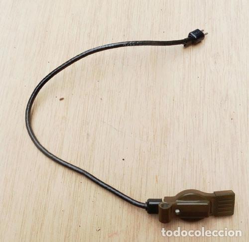 Militaria: MICROFONO + CABLE PARA CASCO DE PILOTO US., DYNAMIC 987, ELECTRO-VOICE,inc, U-173/U. 1979