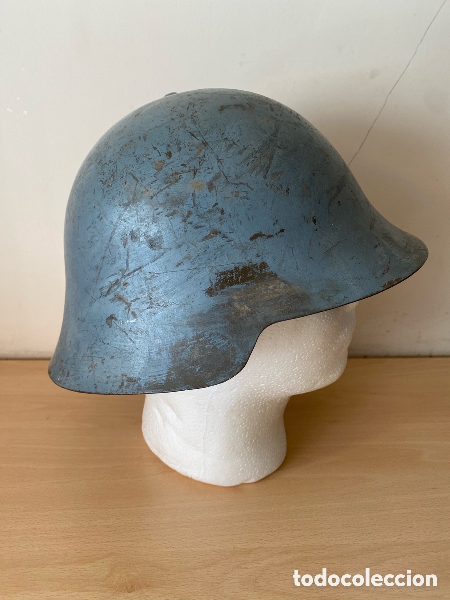 Militaria: Casco trubia 38 Aza&ntilde;a Guerra Civil Original sin tocar