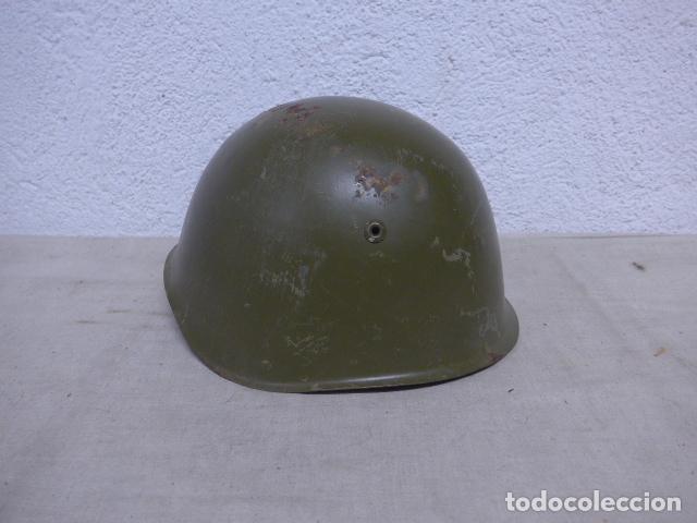 Militaria: Antiguo casco militar bulgaro original, Bulgaria, epoca comunista.