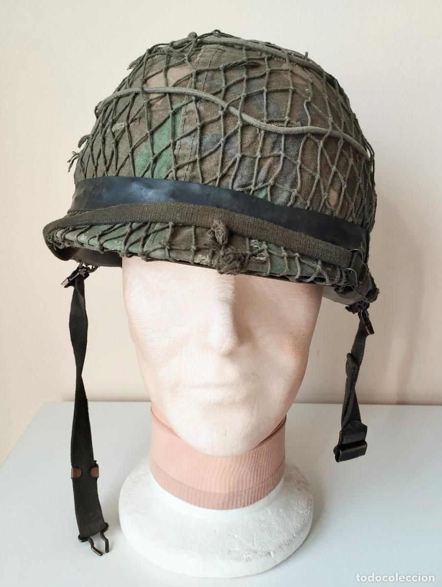 Militaria: Casco M53 ej&eacute;rcito Holanda. Funda DPM