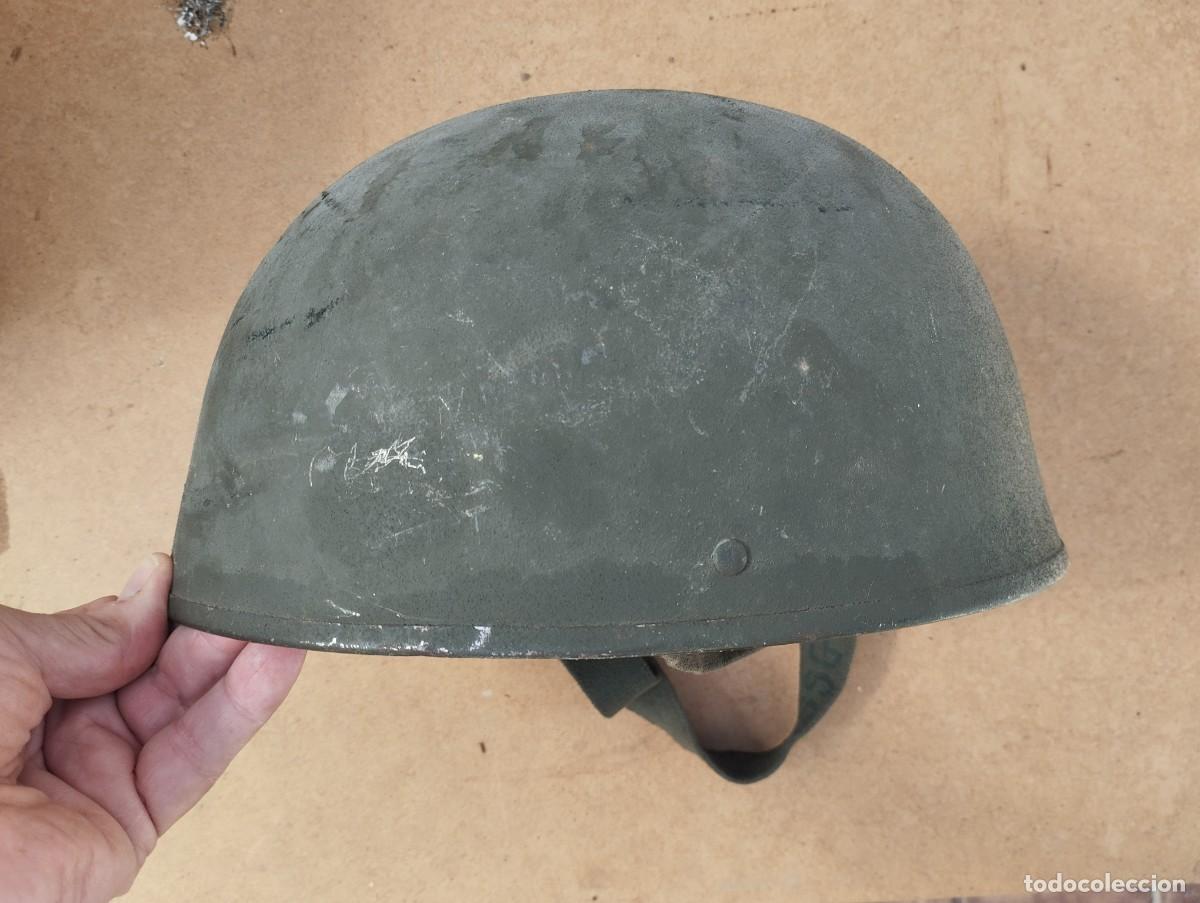 Militaria: casco ingles motorista a&ntilde;os 70