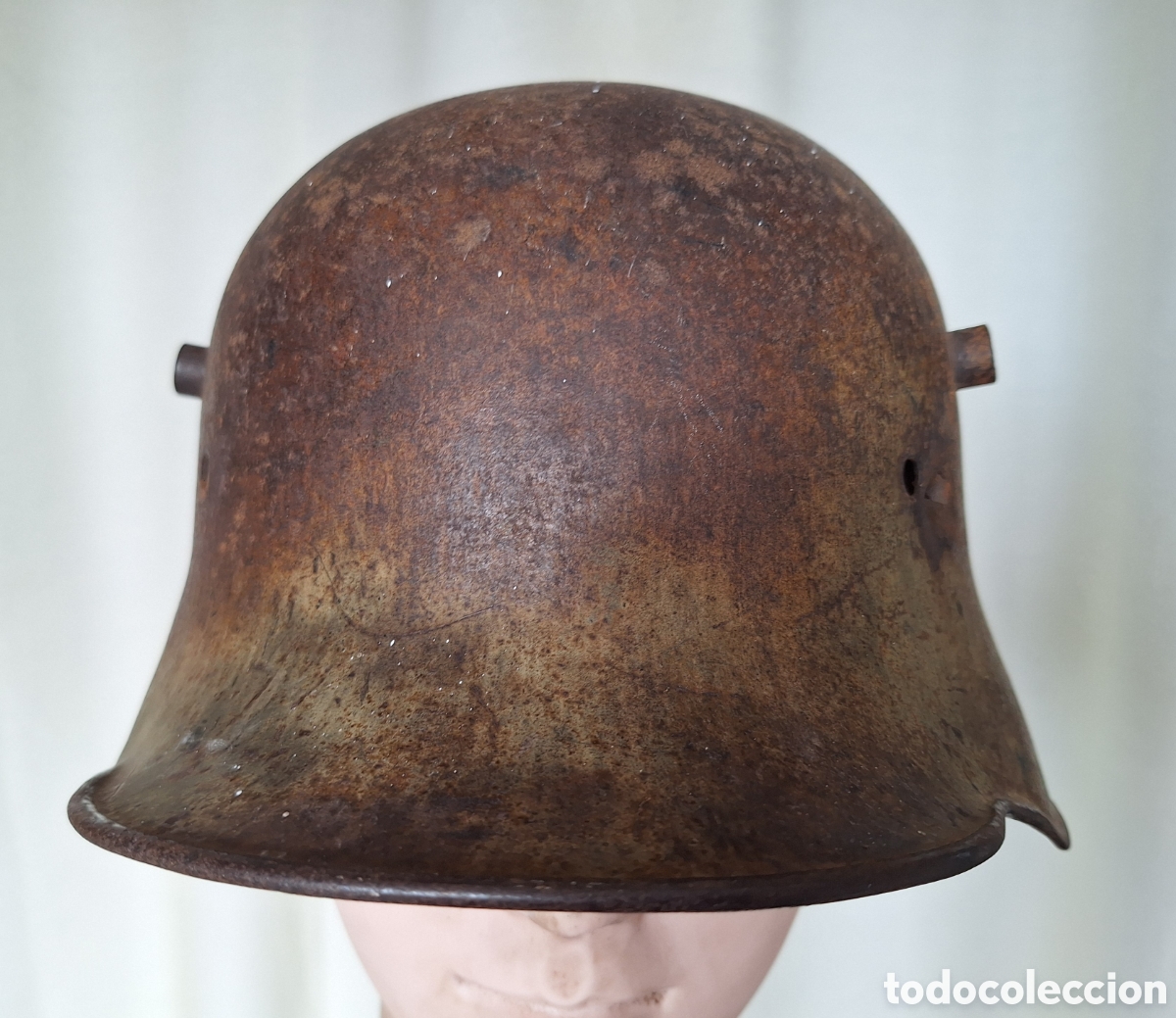 Militaria: CASCO ALEMAN Mo 16 PRIMERA GUERRA MUNDIAL WWI GERMAN HELMET PAGO SOLO WESTERN UNIION