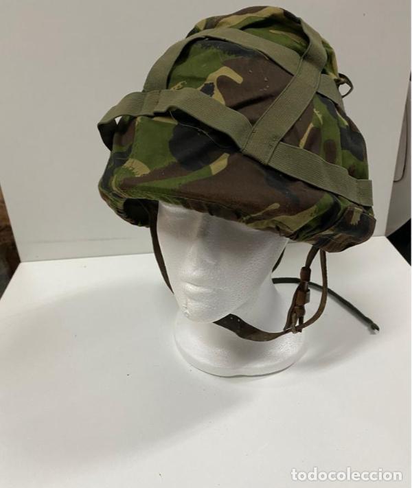 Militaria: CASCO MILITAR CON FUNDA