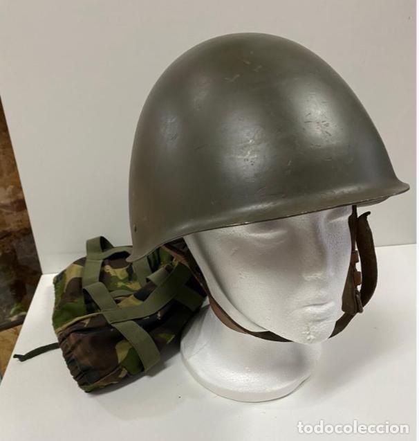 Militaria: CASCO MILITAR CON FUNDA - Foto 3