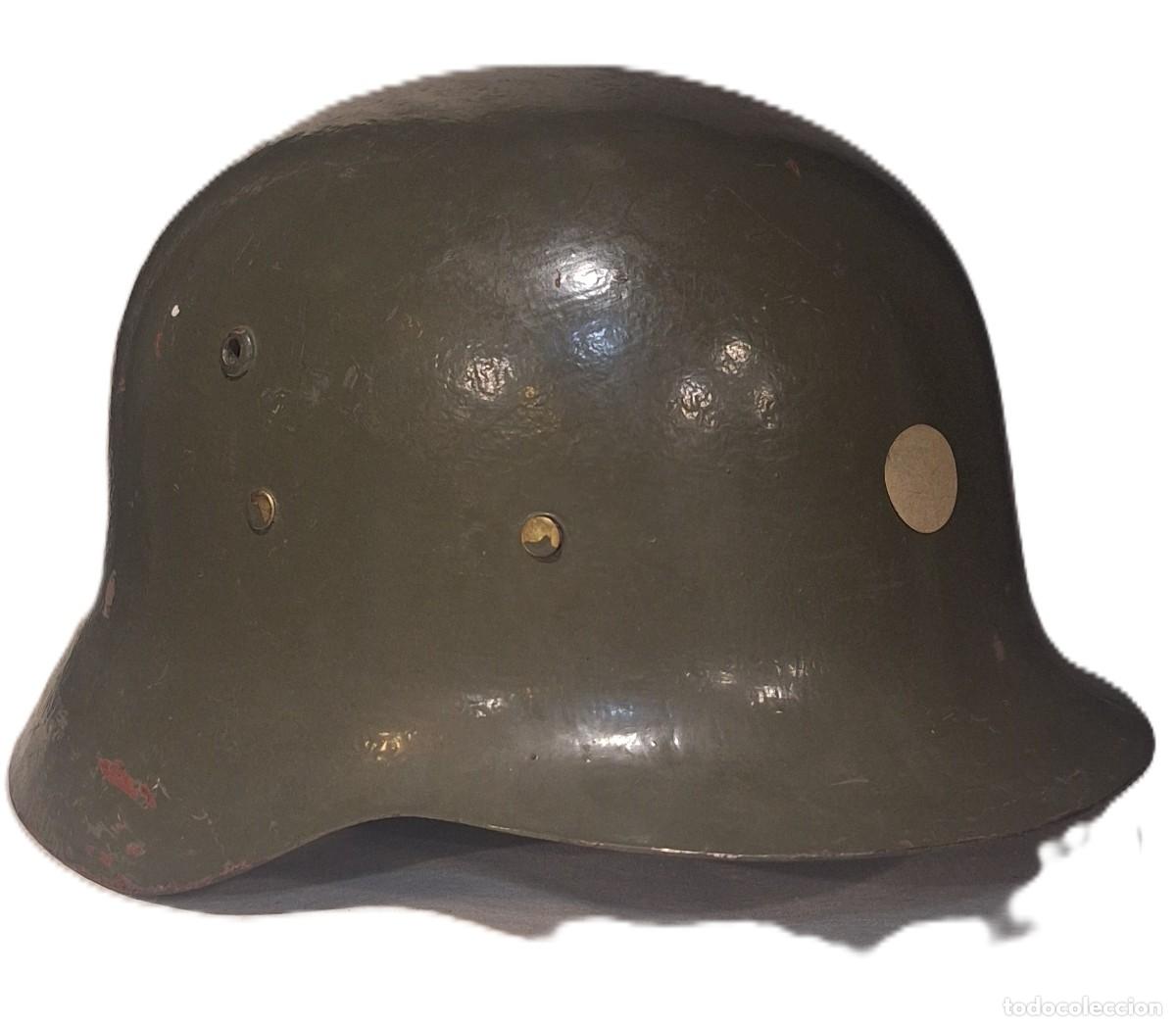 Militaria: CASCO Z 45 SIN PRESILLA METALICA EN EL FRONTAL