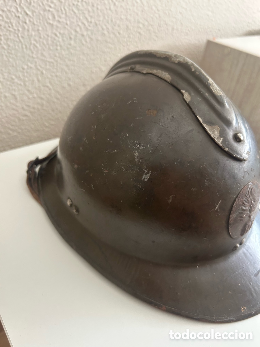 Militaria: Casco Adri&aacute;n franc&eacute;s antiguo - Foto 4