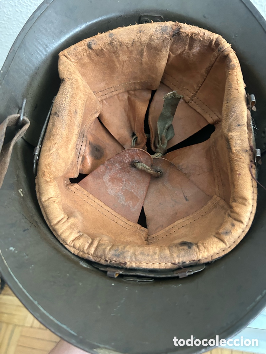 Militaria: Casco Adri&aacute;n franc&eacute;s antiguo - Foto 9