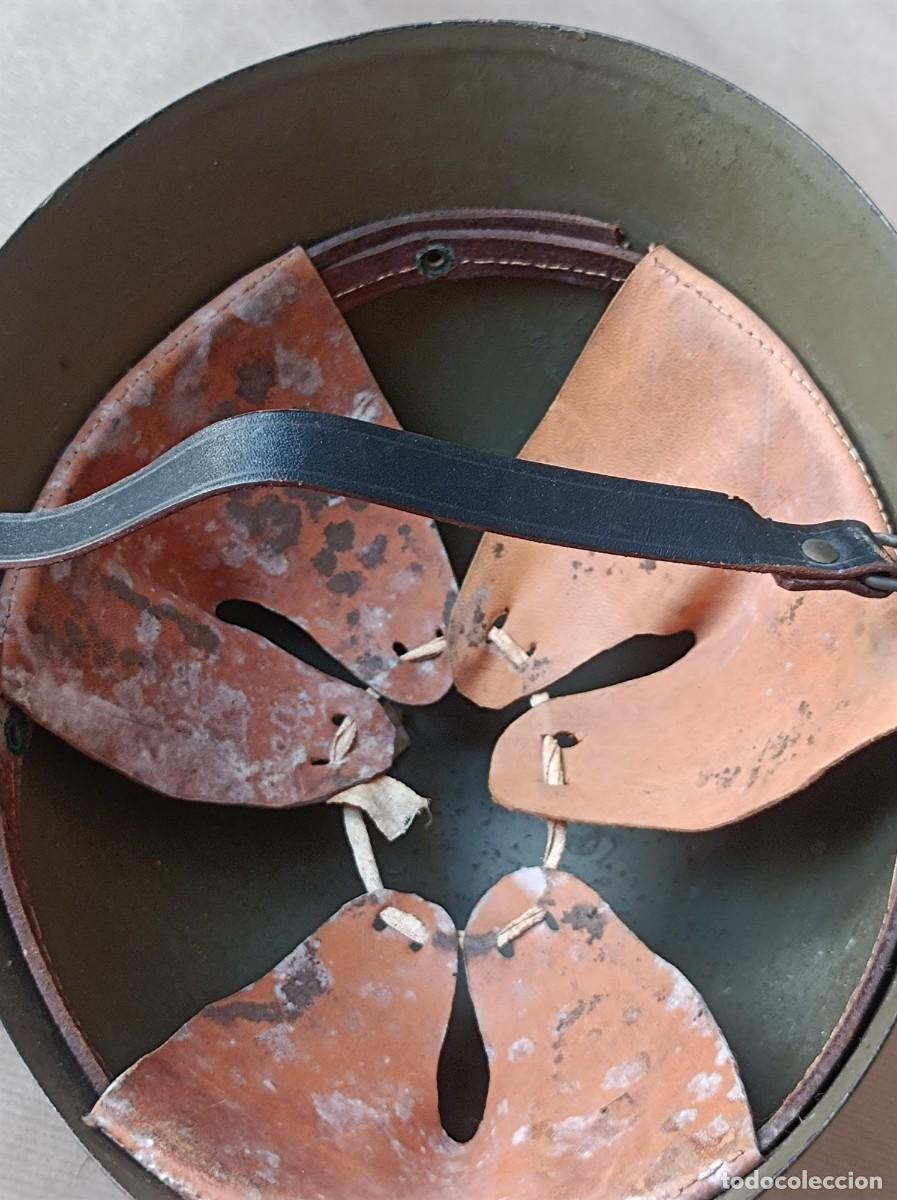 Militaria: CASCO EJ&Eacute;RCITO ESPA&Ntilde;OL TRUBIA SIN ALAS - Foto 13