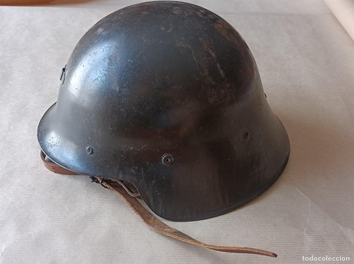 Militaria: CASCO EJ&Eacute;RCITO ESPA&Ntilde;OL TRUBIA CON ALAS