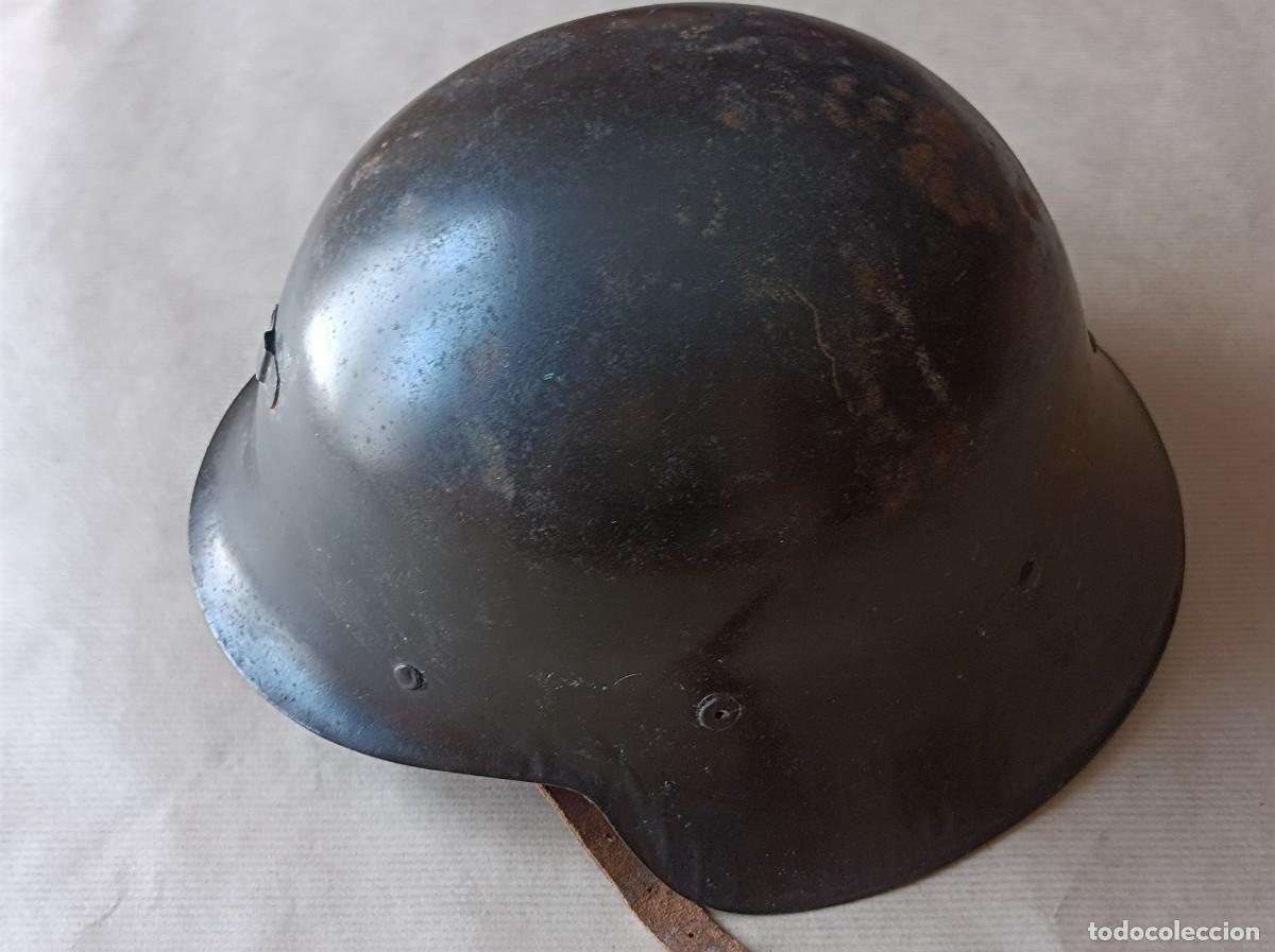 Militaria: CASCO EJ&Eacute;RCITO ESPA&Ntilde;OL TRUBIA CON ALAS - Foto 2