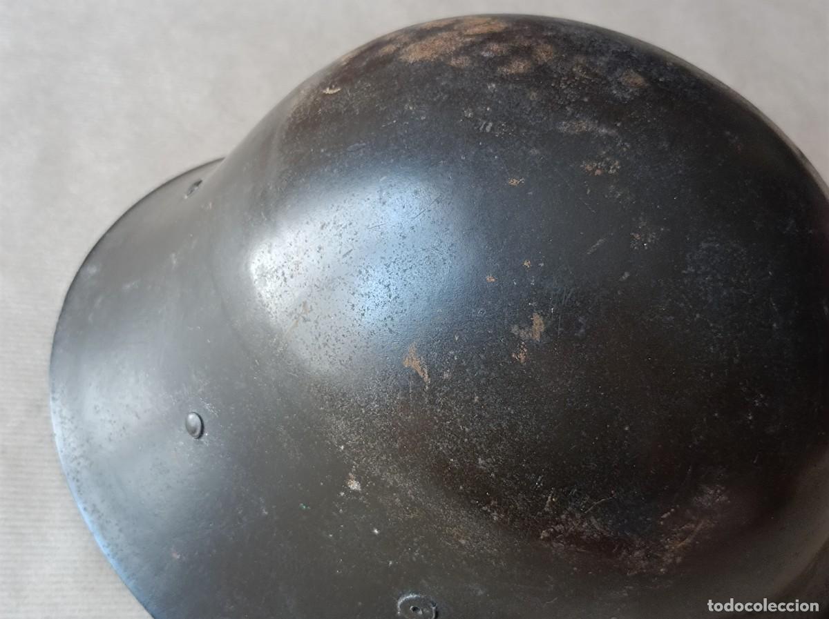Militaria: CASCO EJ&Eacute;RCITO ESPA&Ntilde;OL TRUBIA CON ALAS - Foto 13