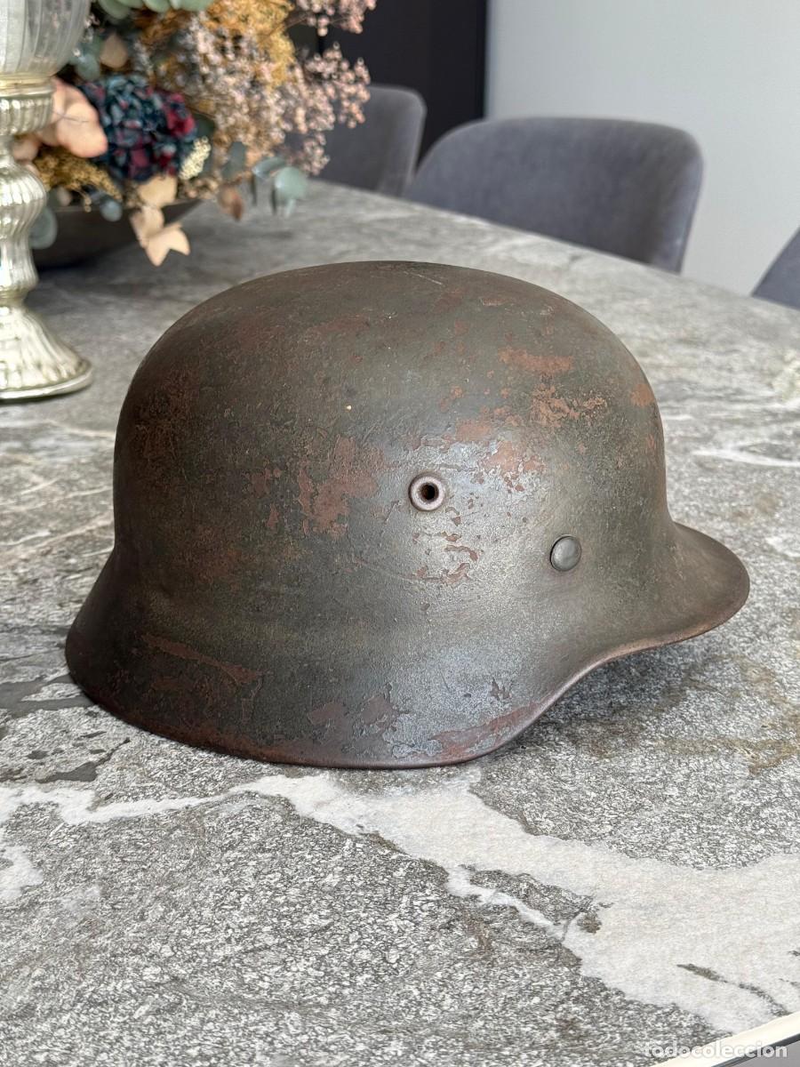 Militaria: Casco de Hierro Alem&aacute;n Luftwaffe M40 Stahlhelm