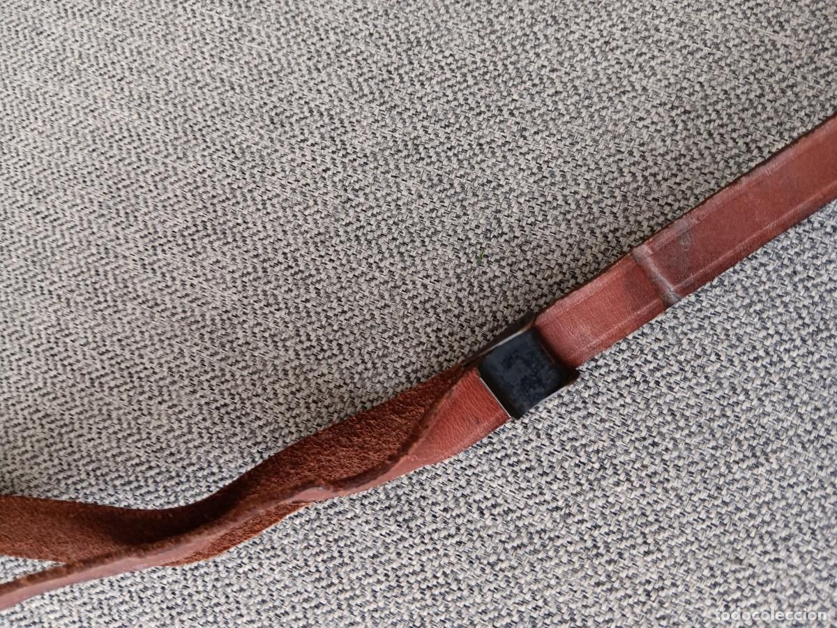 Militaria: BARBOQUEJO DE CUERO PARA CASCO AMERICANO M1