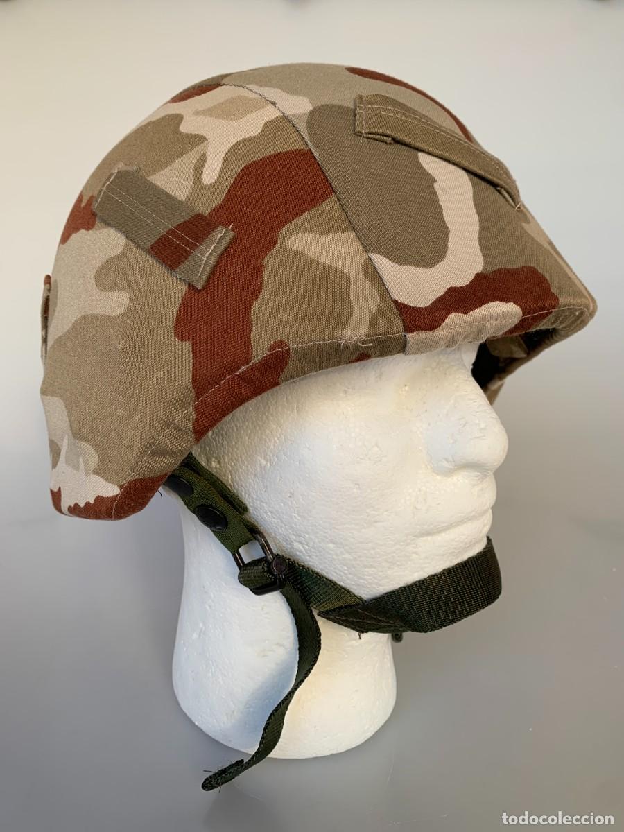 Militaria: Casco Marte INDUYCO Camuflaje Arido Operaciones Especiales Infanteria Marina Espa&ntilde;ola Ejercito Aire