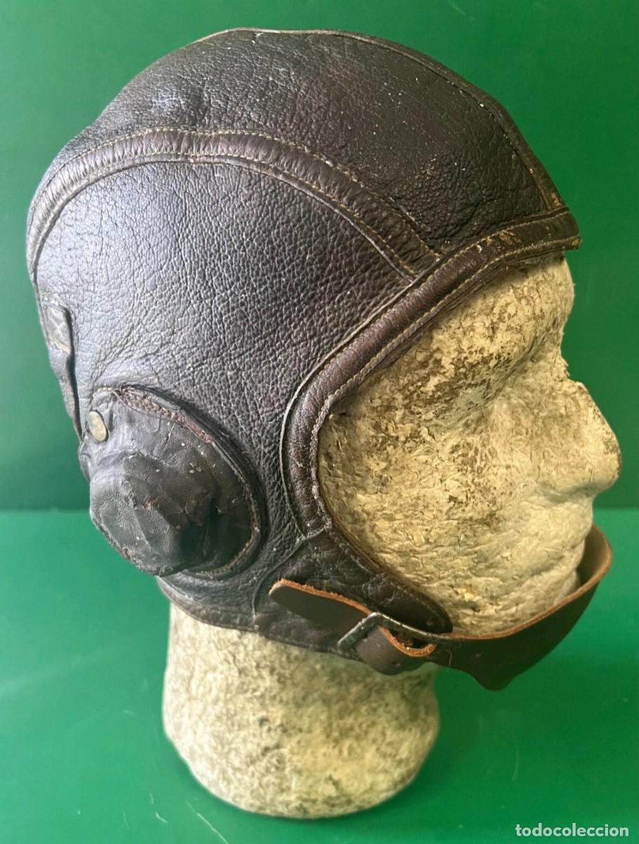 Militaria: GORRO DE VUELO DE LOS A&Ntilde;OS 40 US NAVY TYPE 1092