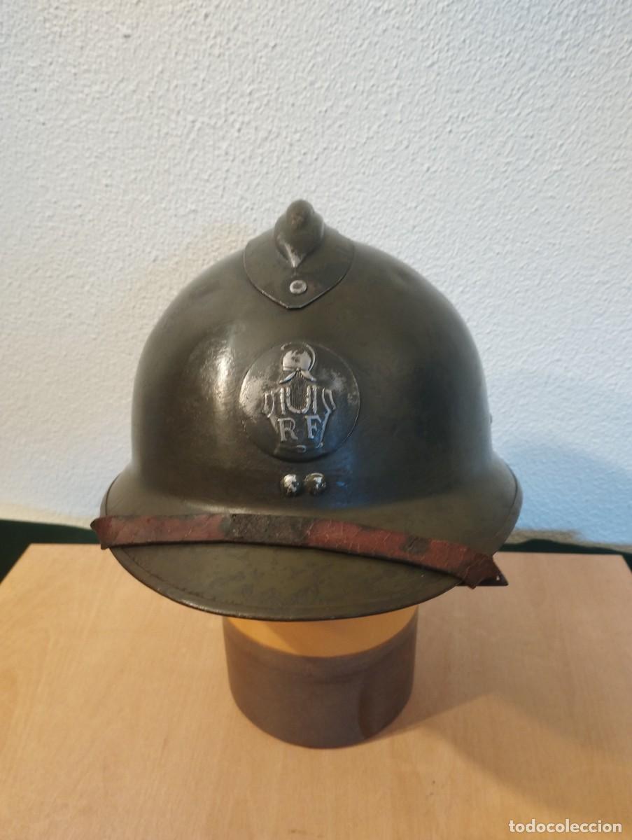 Militaria: Casco militar franc&eacute;s Adrian &rdquo;Enginero&rdquo; M/37