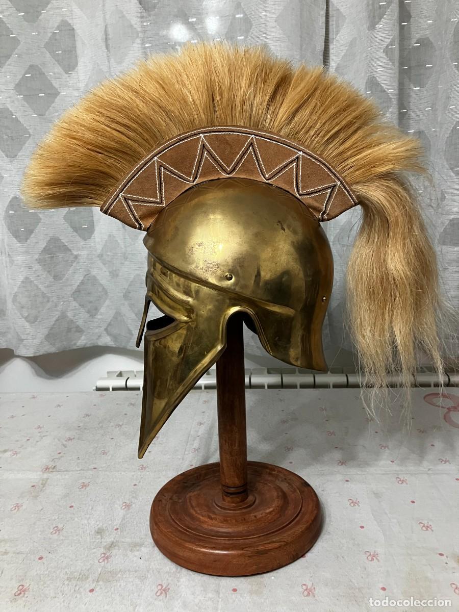 Militaria: CASCO CORINTIO GRIEGO + GUERRA + MILITAR + ENVIO INCLUIDO