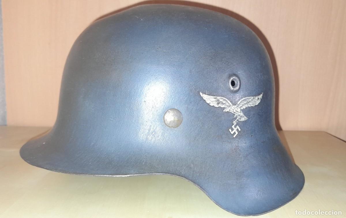 Militaria: Casco militar M-42 Luftwaffe - Foto 1