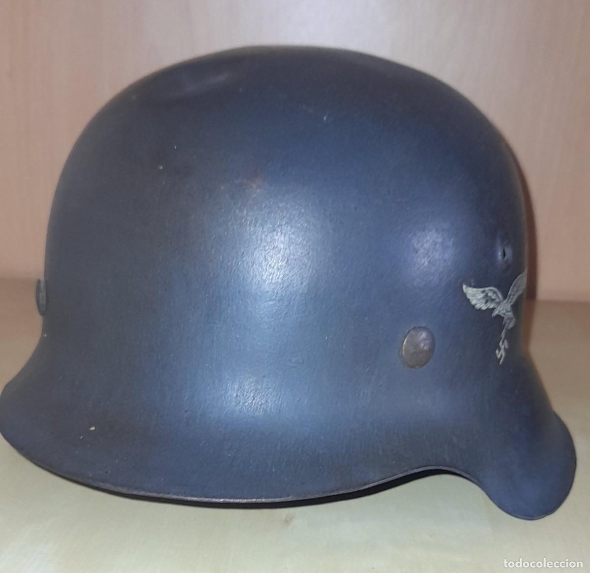 Militaria: Casco militar M-42 Luftwaffe - Foto 3