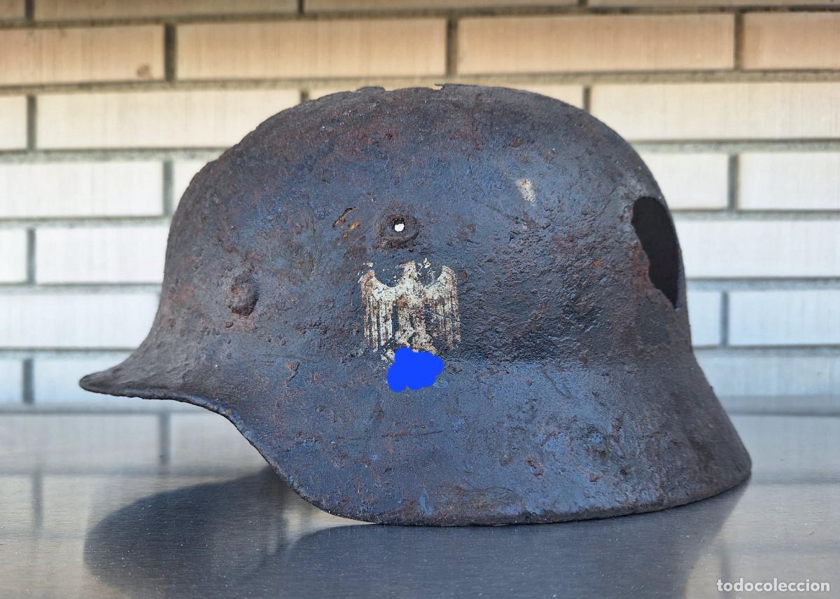 Militaria: Carcasa de casco alem&aacute;n M40 - Foto 1
