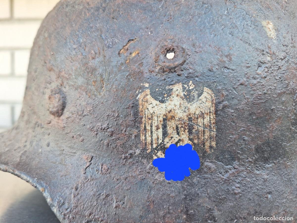 Militaria: Carcasa de casco alem&aacute;n M40 - Foto 2