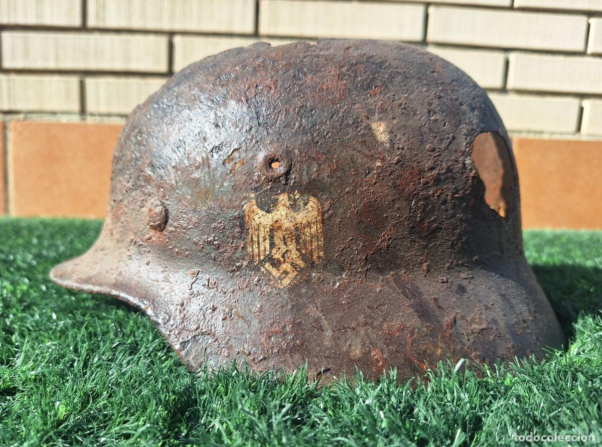 Militaria: Carcasa de casco alem&aacute;n M40 - Foto 7
