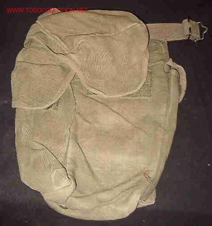Militaria: Funda de m&aacute;scara antig&aacute;s. - Foto 1