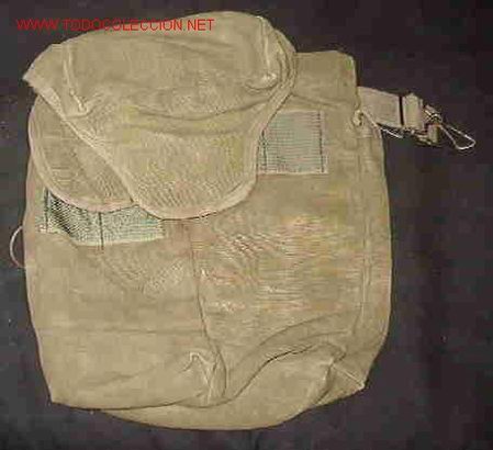 Militaria: Funda de m&aacute;scara antig&aacute;s. - Foto 1